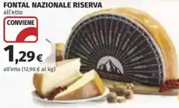 Coop Fontal nazionale riserva offerta