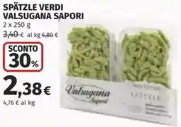 Coop Spätzle verdi VALSUGANA SAPORI offerta