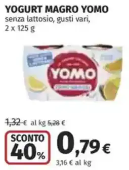 Coop Yogurt magro YOMO offerta