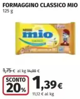 Coop Formaggino classico MIO offerta