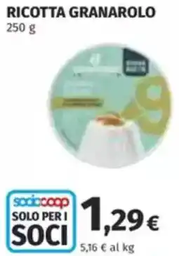 Coop Ricotta GRANAROLO offerta