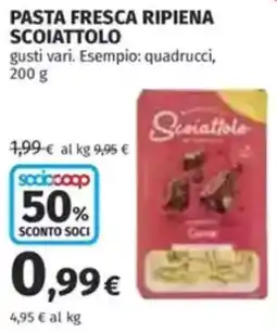 Coop Pasta fresca ripiena SCOIATTOLO offerta