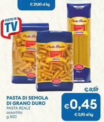 Pasta di semola di grano duro PASTA REALE assortita