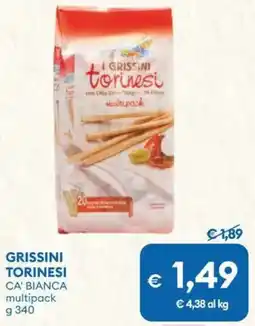 MD Discount Grissini torinesi CA' BIANCA multipack offerta