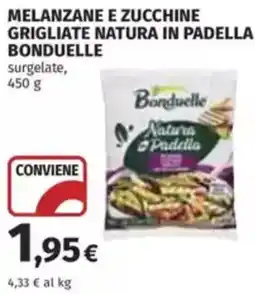 Coop Melanzane e zucchine grigliate natura in padella BONDUELLE offerta