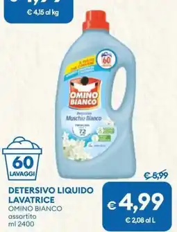 MD Discount Detersivo liquido lavatrice OMINO BIANCO offerta