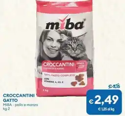 MD Discount CROCCANTINI GATTO MIBA - pollo e manzo offerta