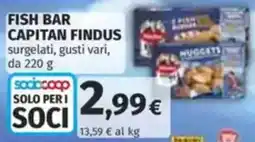 Coop Fish bar capitan FINDUS offerta