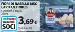 Coop Fiori di nasello msc capitan FINDUS offerta
