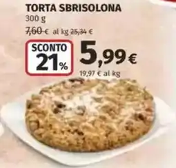 Coop Torta sbrisolona offerta
