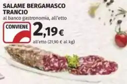 Coop Salame bergamasco trancio offerta