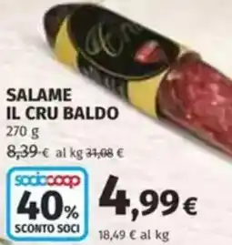 Coop Salame il cru BALDO offerta
