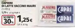 Coop Caprini di latte vaccino MAURI offerta