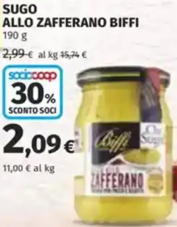 Coop Sugo allo zafferano BIFFI offerta