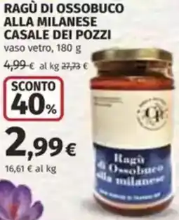 Coop Ragù di ossobuco alla milanese casale dei pozzi offerta