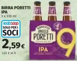 Coop Birra poretti ipa offerta
