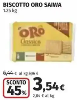 Coop Biscotto ORO SAIWA offerta