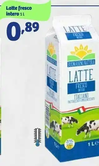 In'S Mercato Latte fresco intero 1000 ml offerta