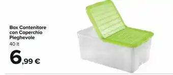 Carrefour Market Box contenitore con coperchio pieghevole offerta