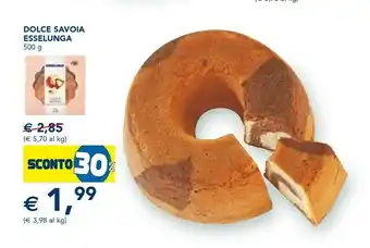 Esselunga Esselunga dolce savoia offerta