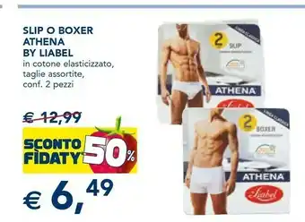 Esselunga Liabel slip o boxer athena offerta