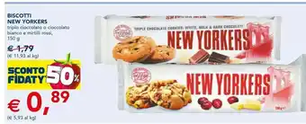Esselunga White chocolate & cranberry cookies 150 g(ml) offerta
