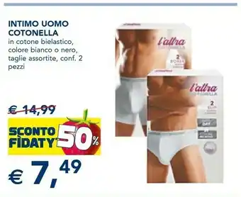 Cotonella intimo uomo
