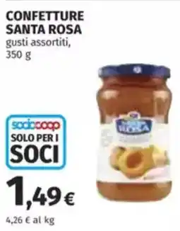 Coop Confetture SANTA ROSA gusti assortiti offerta