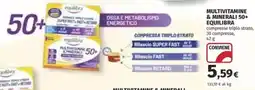 Coop Multivitamine & minerali 50+ equilibra compresse triplo strato, 30 compresse offerta