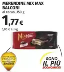 Coop Merendine mix max BALCONI offerta