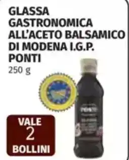 Coop Glassa gastronomica all'aceto balsamico di modena i.g.p. PONTI offerta