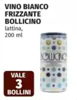Coop Vino bianco frizzante bollicino lattina offerta