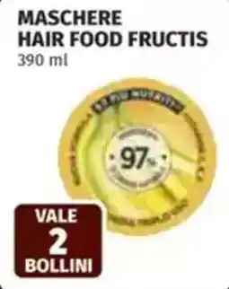 Coop Maschere hair food FRUCTIS offerta