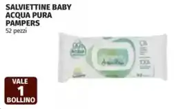 Coop Salviettine baby acqua pura PAMPERS offerta