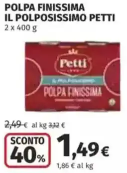 Coop Polpa finissima il polposissimo PETTI offerta