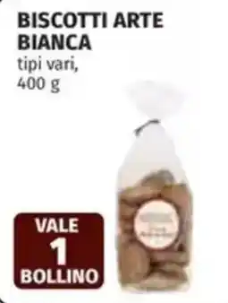 Coop Biscotti arte bianca offerta