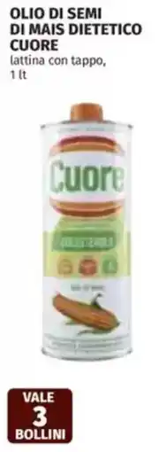 Coop Olio di semi di mais dietetico cuore lattina con tappo offerta