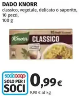 Coop Dado KNORR offerta