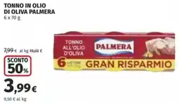 Coop Tonno in olio di oliva PALMERA offerta