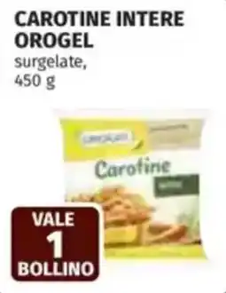 Coop Carotine intere OROGEL offerta