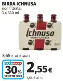 Coop Birra ICHNUSA offerta