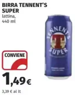 Coop Birra TENNENT'S SUPER offerta
