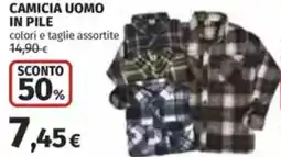 Coop Camicia uomo in pile offerta