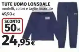 Coop Tute uomo lonsdale offerta