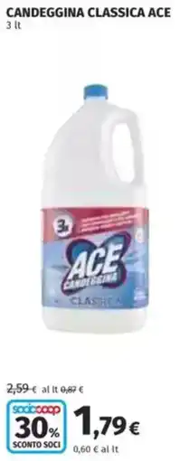 Coop Candeggina classica ACE offerta