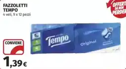 Coop Fazzoletti TEMPO offerta