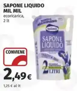 Coop Sapone liquido mil mil ecoricarica offerta