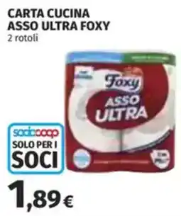 Coop Carta cucina asso ultra FOXY offerta