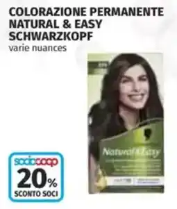 Coop Colorazione permanente natural & easy schwarzkopf offerta
