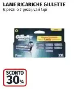 Coop Lame ricariche GILLETTE offerta